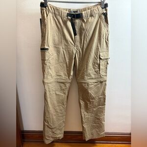 BC Clothing Tan Stretch Convertible Cargo Pants XXLx34